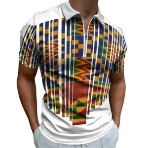 African Print Men's Shirt