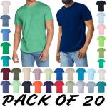 Bulk Pack of 20 Cotton T-Shirts