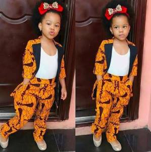Kids' African Print Outfit